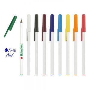 BOLIGRAFO BASIC DE TINTA AZUL personalizada