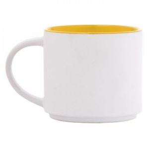 TAZA DE CERÁMICA BICOLOR BABEL personalizada