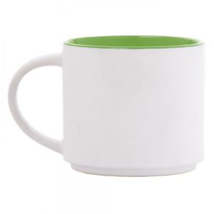 TAZA DE CERÁMICA BICOLOR BABEL personalizada