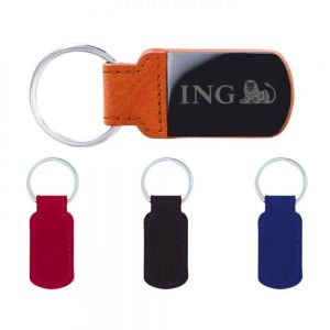 LLAVERO DE CURPIEL KAY personalizada