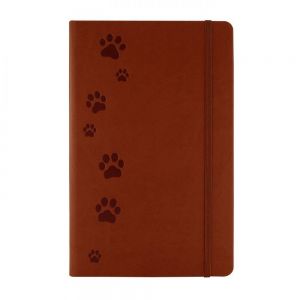 LIBRETA HUELLAS PERRITO personalizada