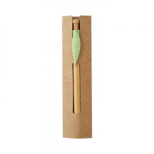 BOLÍGRAFO CON BARRIL DE BAMBOO personalizada
