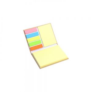 LIBRETA ECOLOGICA CON SET DE NOTAS personalizada