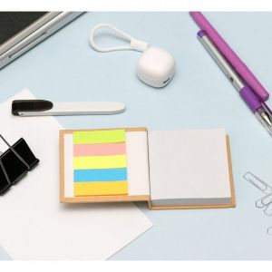 LIBRETA ECOLOGICA CON SET DE NOTAS personalizada