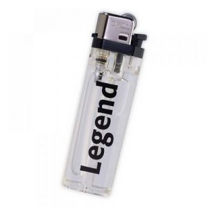 ENCENDEDOR TOKAI TRANSPARENTE COLORES SURTIDOS personalizada