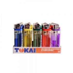 ENCENDEDOR TOKAI TRANSPARENTE personalizada