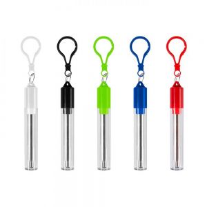 POPOTE DE ACERO INOXIDABLE RETRÁCTIL personalizada