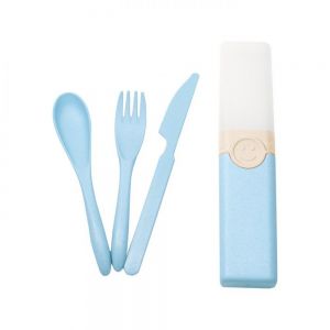 SET DE CUBIERTOS FABRICADO EN FIBRA DE TRIGO personalizada