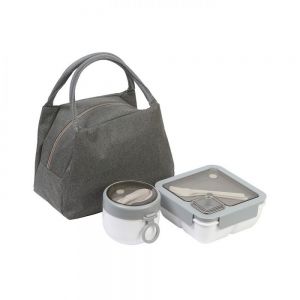 LONCHERA CON CONTENEDORES MEY. personalizada