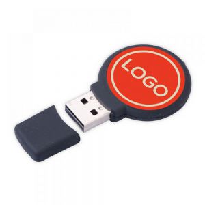 U. DE MEMORIA FLASH 4 GB PLASTICO REDONDA personalizada