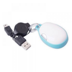 MOUSE OPTICO CON CABLE RETRACTIL personalizada