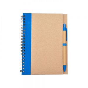 LIBRETA BIO DEGRADABLE CON PLUMA personalizada