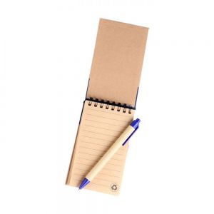 LIBRETA BIO DEGRADABLE POCKET CON PLUMA personalizada