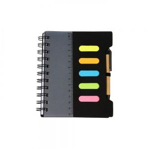 LIBRETA CON NOTAS, BOLIGRAFO Y REGLA personalizada
