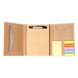 LIBRETA ECOLOGICA CON BOLIGRAFO personalizada