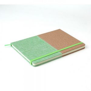 LIBRETA CORCHO BI TONO personalizada