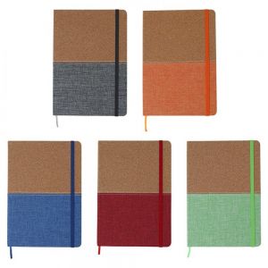 LIBRETA CORCHO BI TONO personalizada