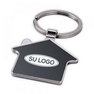 LLAVERO CASA METALICO personalizada