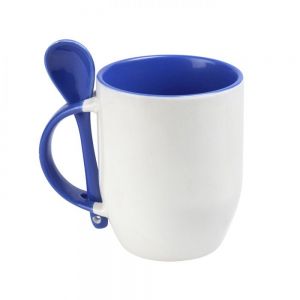 TAZA SUBLIMACION CON CUCHARA MAGGIE personalizada