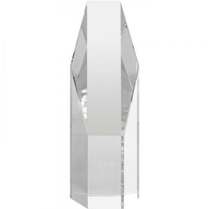 TROFEO DE CRISTAL DIAGONAL personalizada