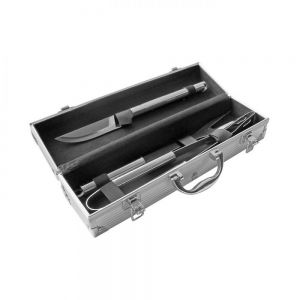 SET PARA ASADO, METAL BOX personalizada