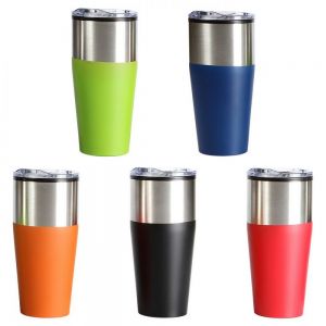 TERMO BI-TONO CON TAPA DE PLASTICO personalizada