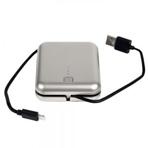 POWER BANK CON CABLE DUO personalizada