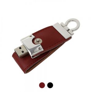 USB LLAVERO CON FUNDA DE PIEL personalizada