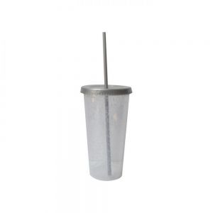 VASO FIESTA GLITTER personalizada